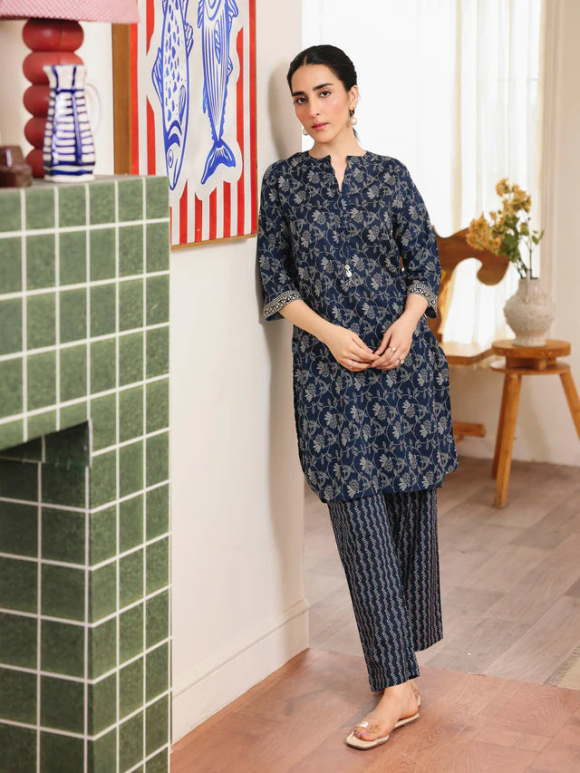 Winter 2PC Khaddar Printed Suit