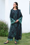 Winter 3PC Khaddar Embroidered Printed Suit