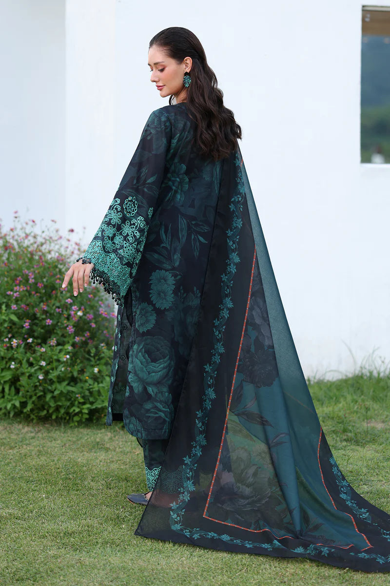 Winter 3PC Khaddar Embroidered Printed Suit