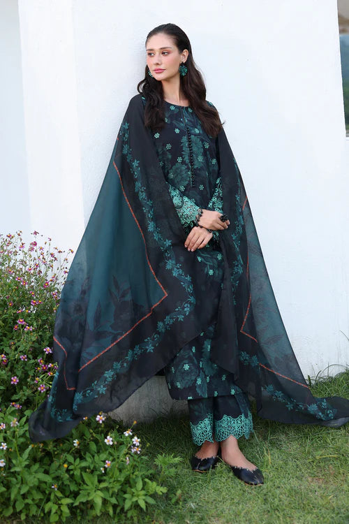 Winter 3PC Khaddar Embroidered Printed Suit
