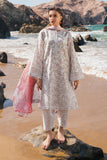 Baroque Embroidered Printed Lawn – Floral Elegance