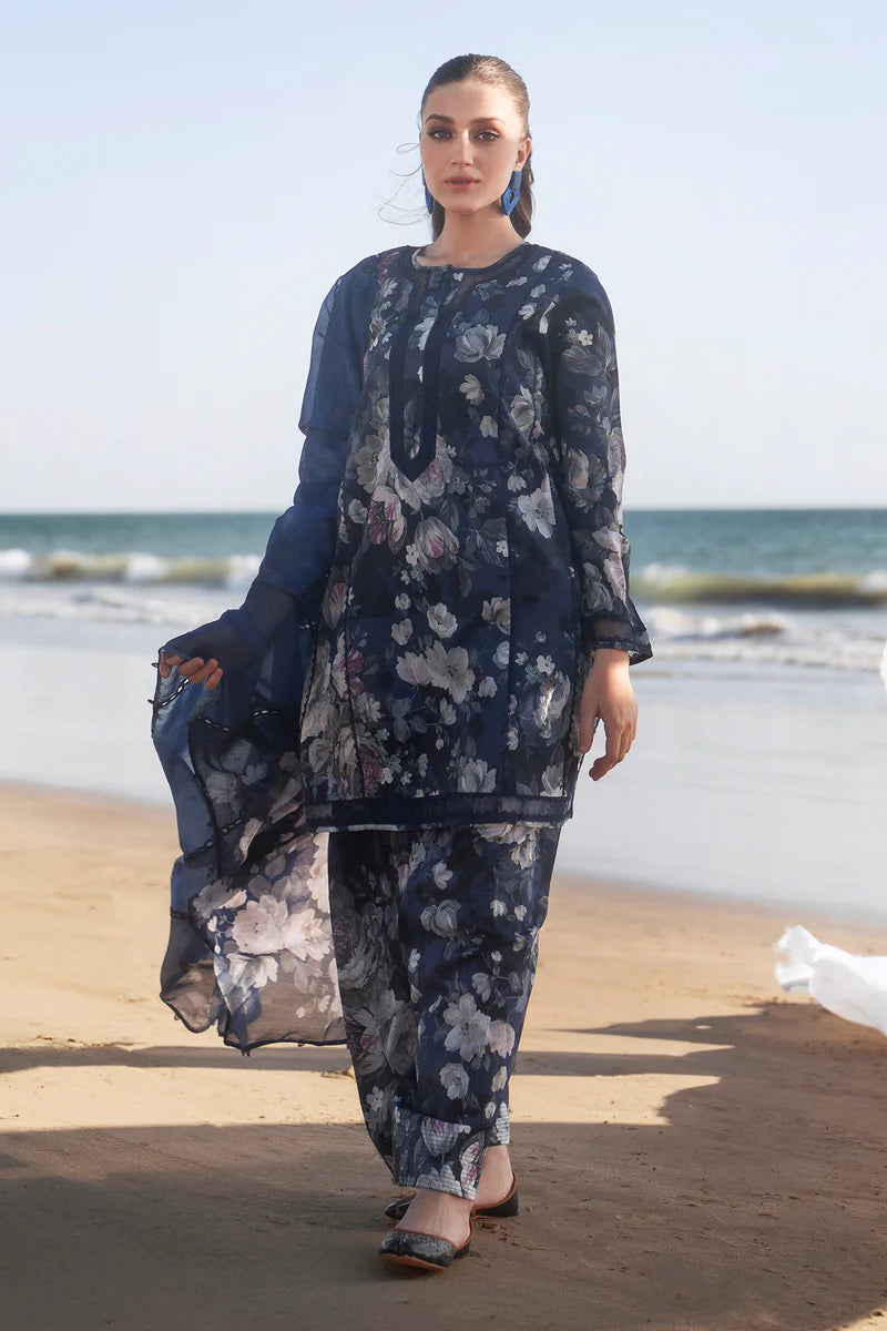 Winter 3PC Khaddar Embroidered Printed Suit