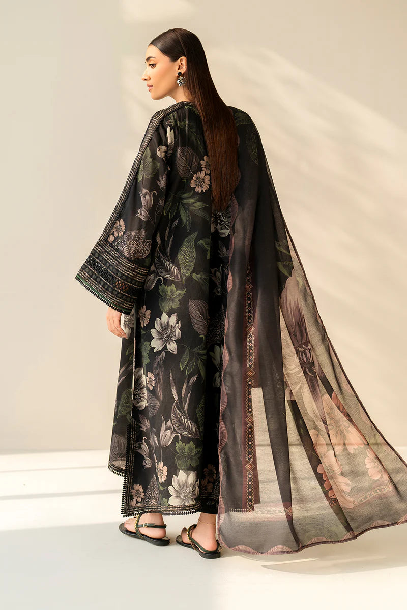 Winter 3PC Khaddar Printed Suit