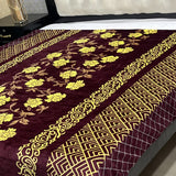 Double Bed AC Blanket Soft Fleece Comfort | Design 1