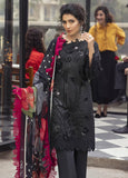 Zara Shahjahan Embroidered Black Lawn 3PC