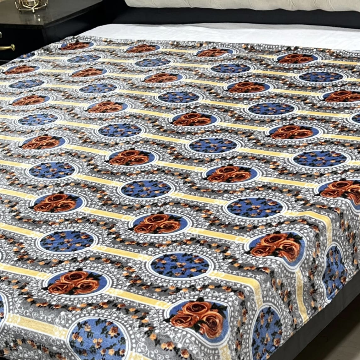 Double Bed AC Blanket Soft Fleece Comfort | Design 6