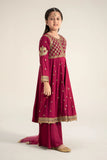 3 Piece Embroidered Linen Suit