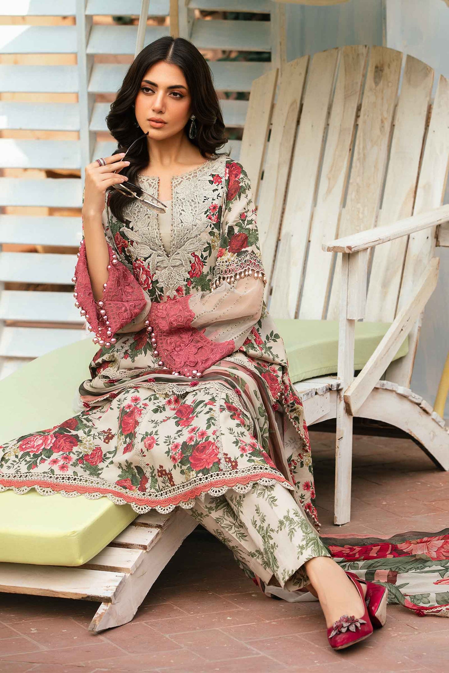 Maria B - 3 Piece Unstitched Printed Suit