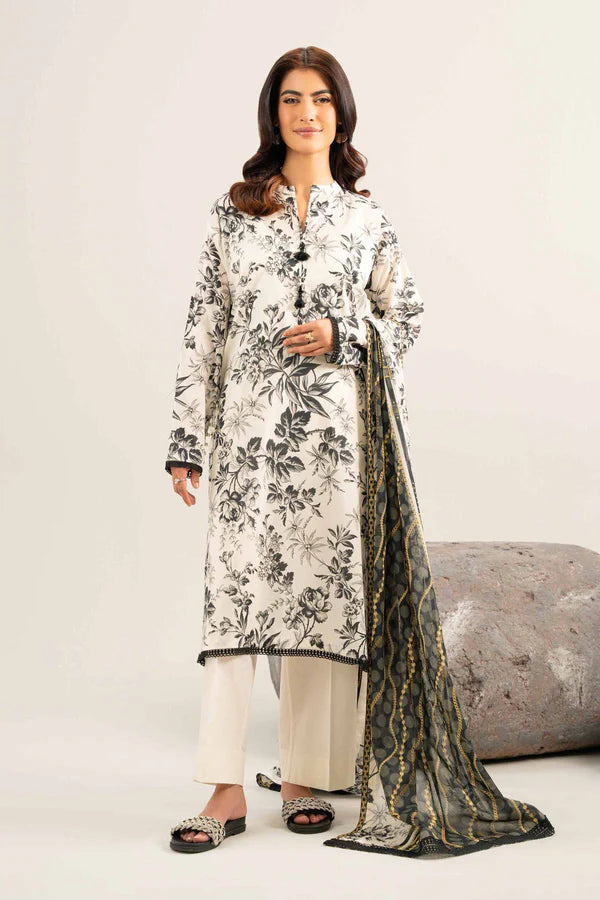 Winter 3PC Khaddar Printed Suit