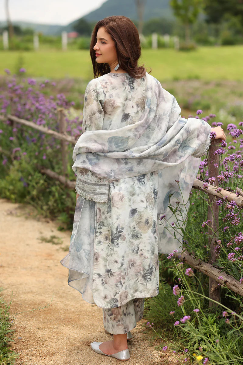 Winter 3PC Khaddar Embroidered Printed Suit