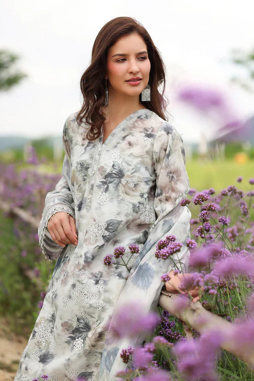 Winter 3PC Khaddar Embroidered Printed Suit