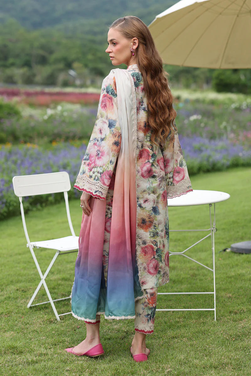 Winter 3PC Khaddar Embroidered Printed Suit
