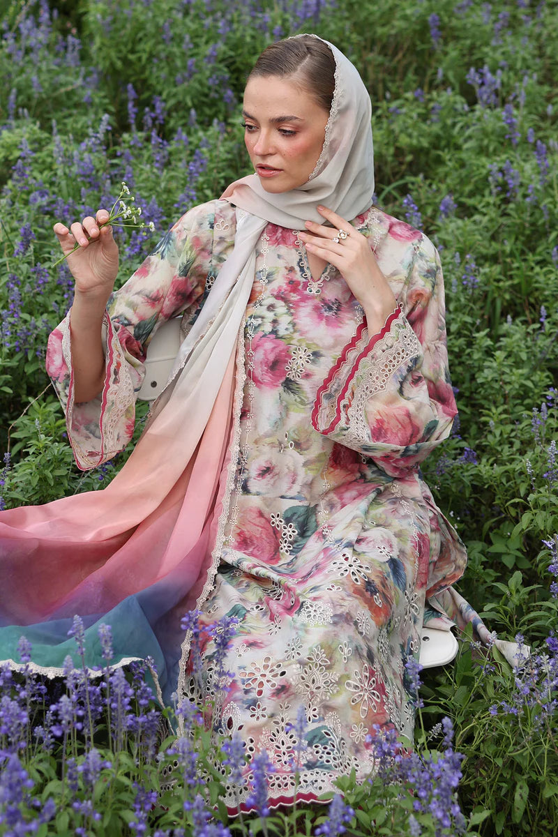 Winter 3PC Khaddar Embroidered Printed Suit