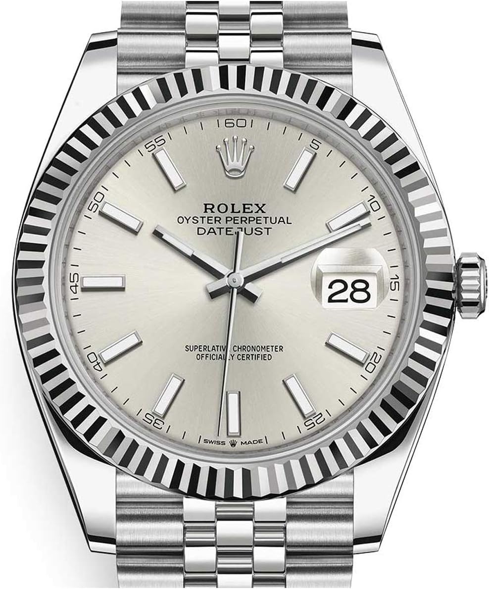 Rolex Oyster Perpetual Datejust Silver Dial Automatic Men's Watch