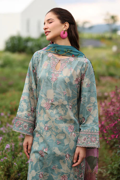Winter 3PC Khaddar Embroidered Printed Suit