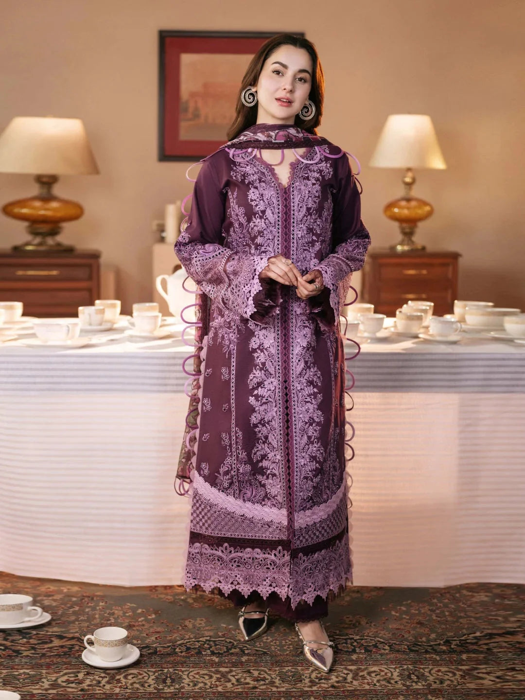 Jade x Hania Aamir Ombre Intezar Lawn Embroidered 3pc