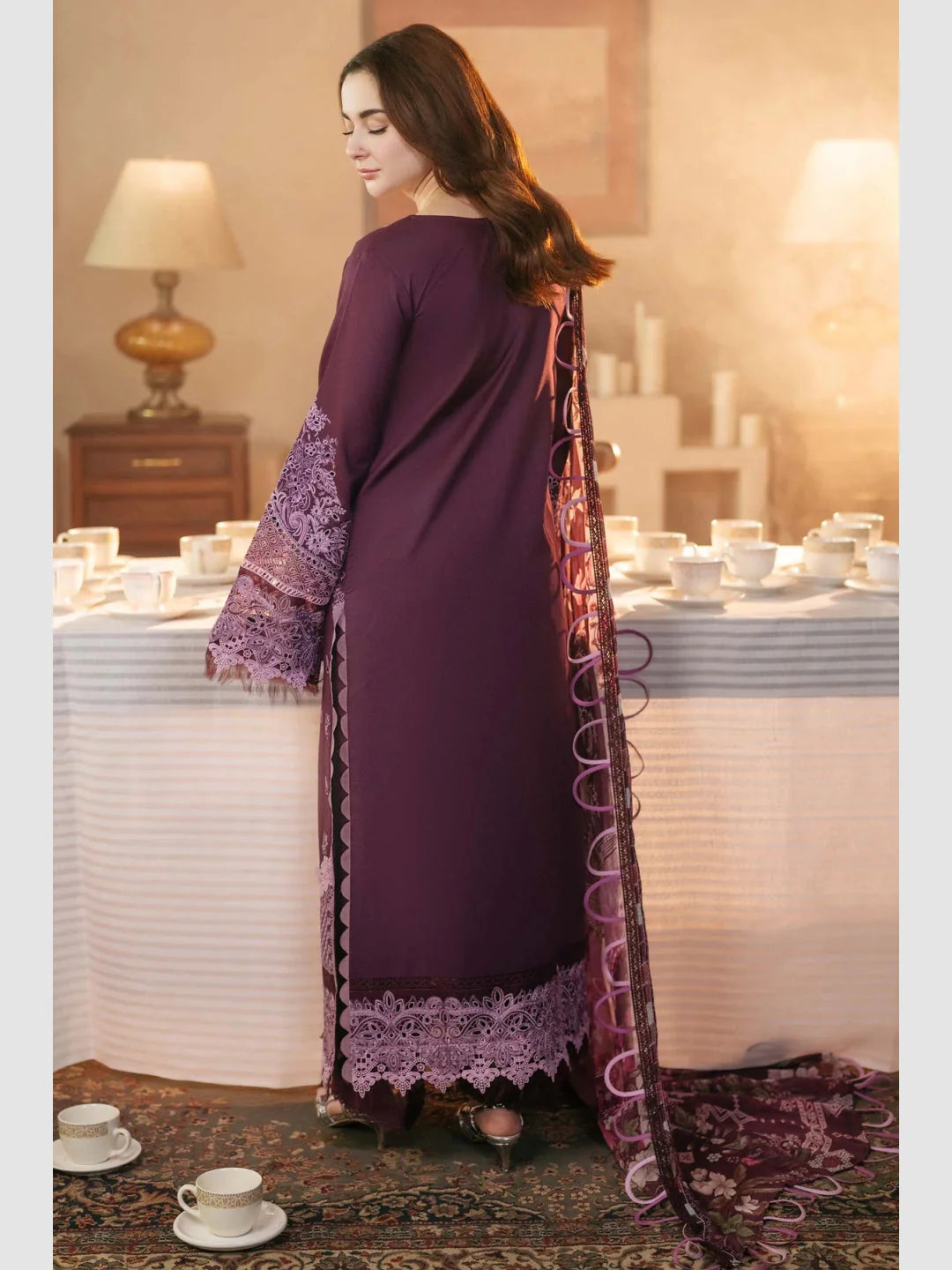 Jade x Hania Aamir Ombre Intezar Lawn Embroidered 3pc