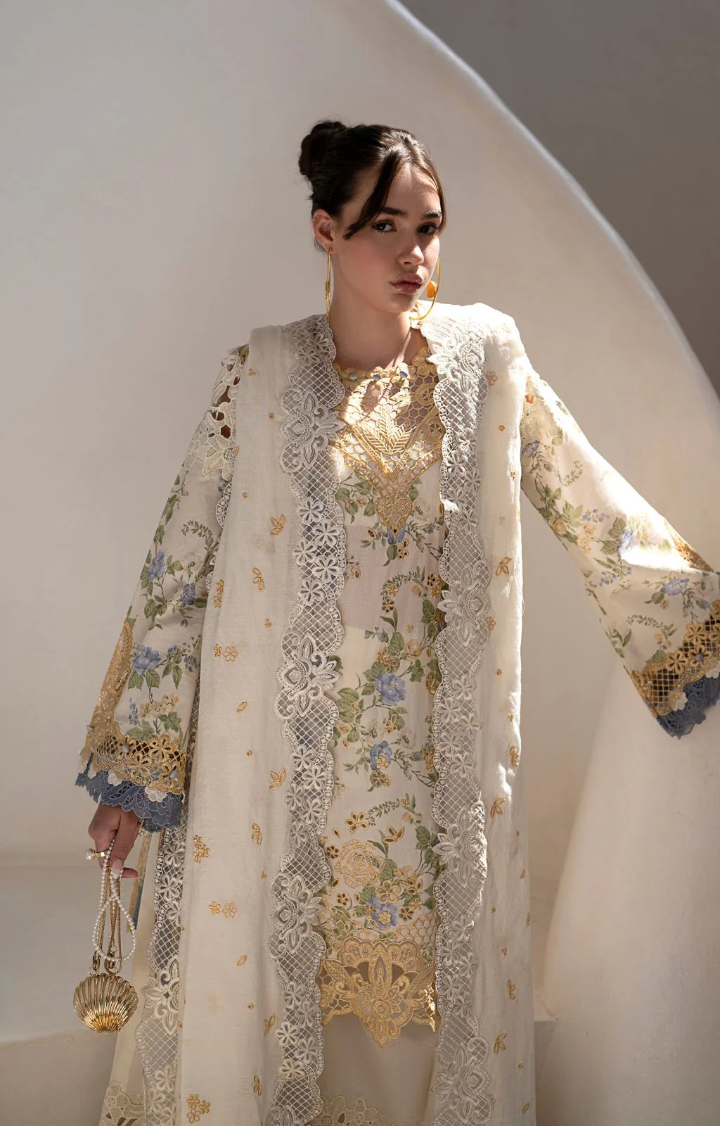 Asifa & Nabeel - 3-Piece Embroidered Lawn Suit
