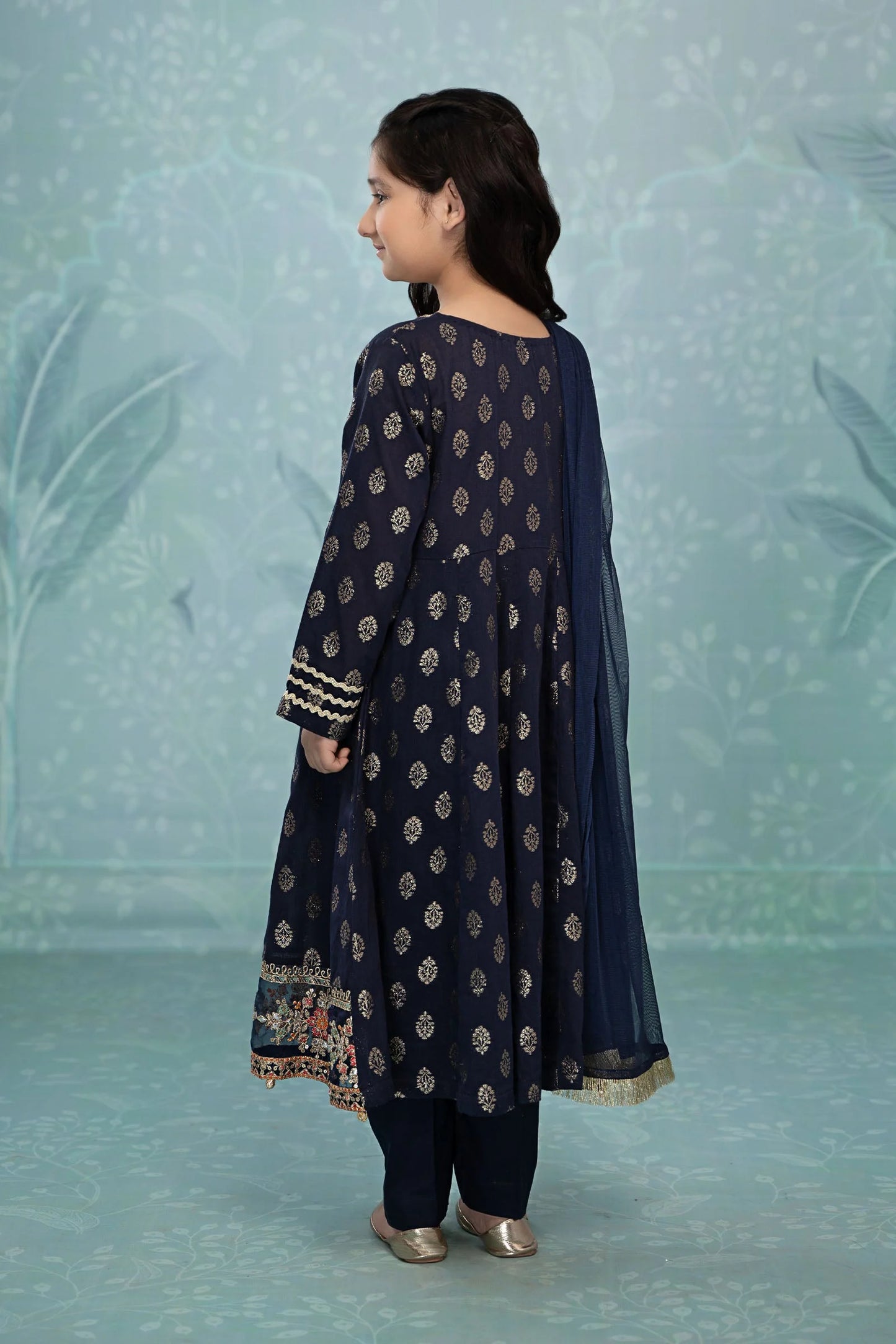 3 Piece Embroidered Suit