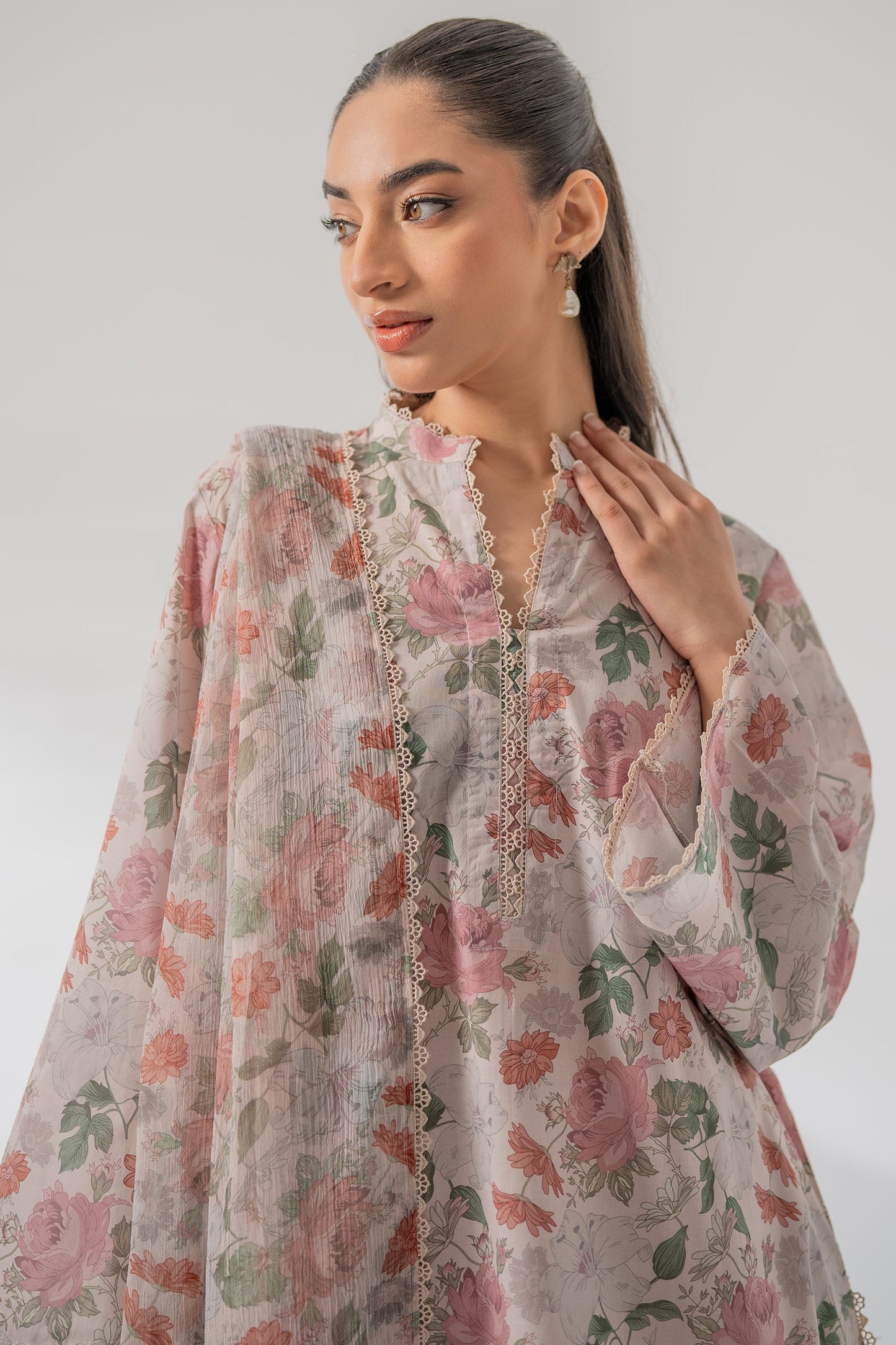Winter 3PC Khaddar Printed Suit