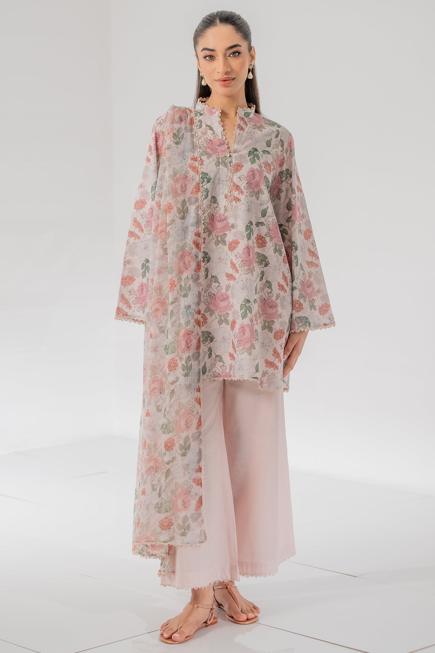 Winter 3PC Khaddar Printed Suit