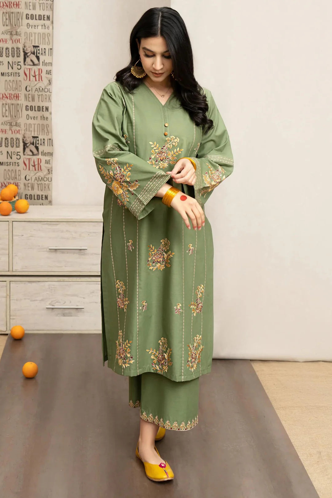 URGE - 3PC Embroidered Lawn Suit