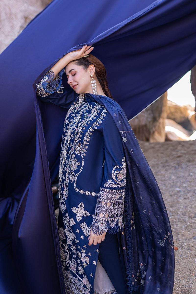 Qalamkar Luxury Embroidered Lawn 3-Piece – Nextfit Store