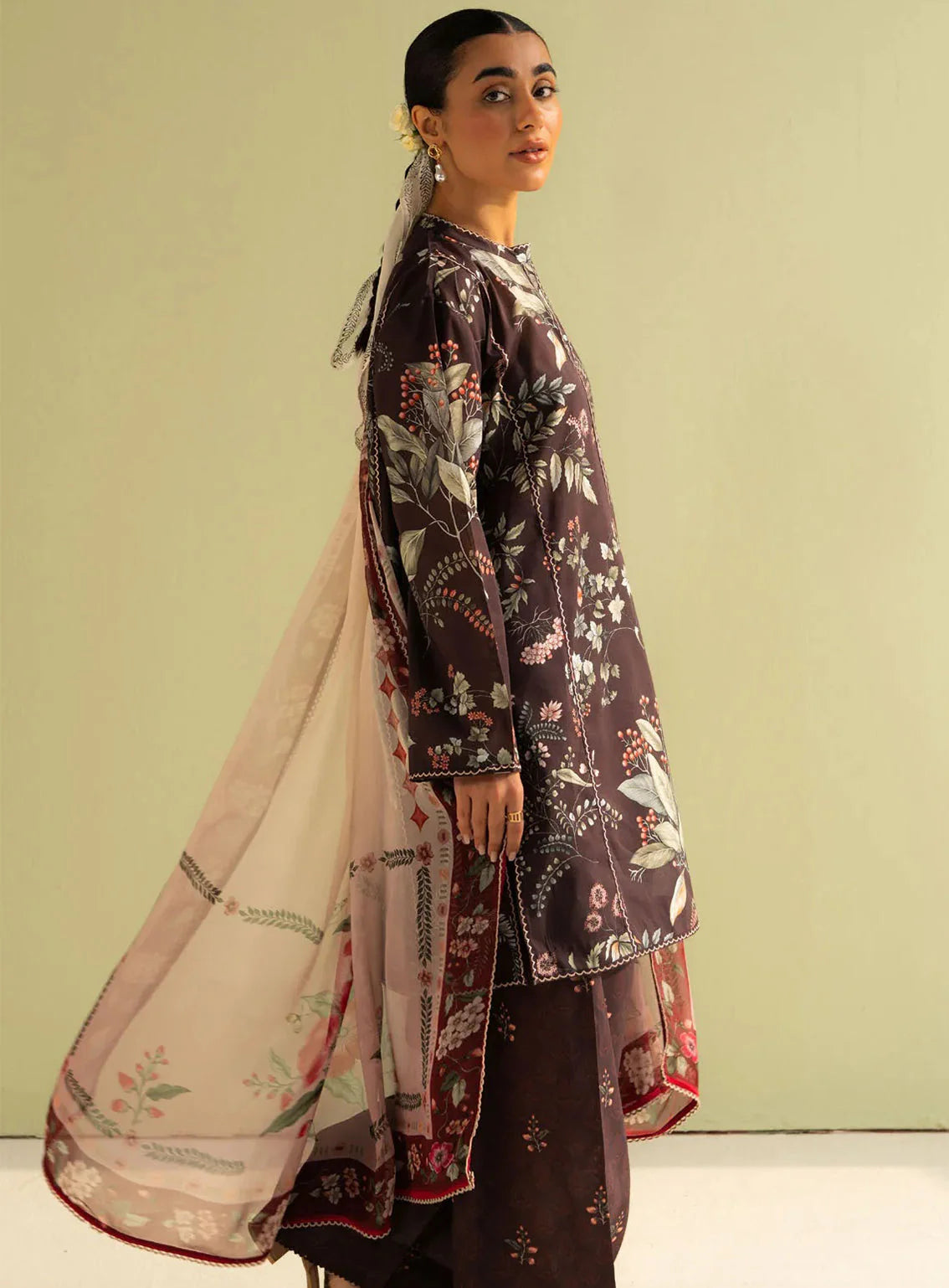 Khaddar Coco By Zara Shahjahan 3PC Winter Printed Suit