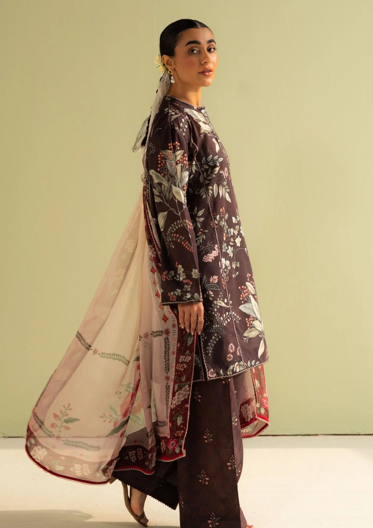 Winter 3PC Khaddar Printed Suit