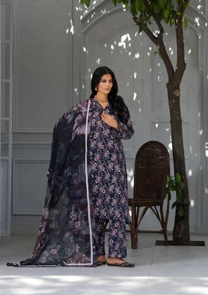Winter 3PC Khaddar Printed Suit
