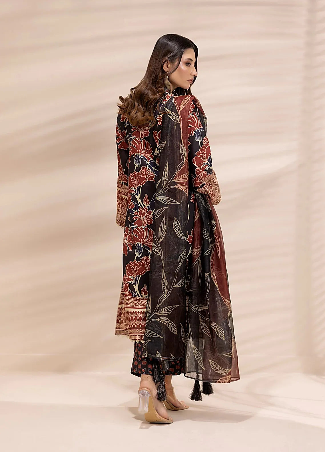 Winter 3PC Khaddar Printed Suit