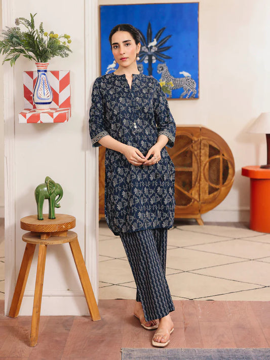 Winter 2PC Khaddar Printed Suit