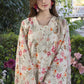 Crimson Embroidered Linen 3 Piece
