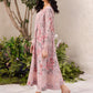 Crimson Embroidered Linen 3-Piece
