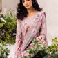 Crimson Embroidered Linen 3-Piece
