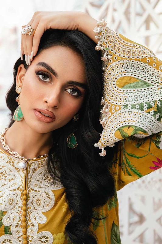 Maria  3 Piece Unstitched Embroidered Lawn Suit
