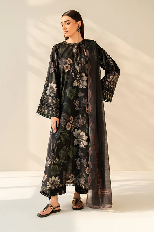 Winter 3PC Khaddar Printed Suit