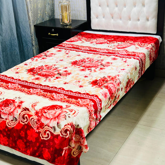 Single Bed AC Blanket Soft Fleece Comfort | Design 10