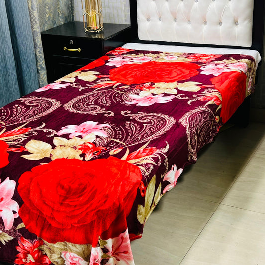 Single Bed AC Blanket Soft Fleece Comfort | Design 13