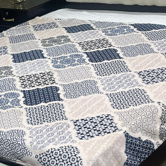 Double Bed AC Blanket Soft Fleece Comfort | Design 13