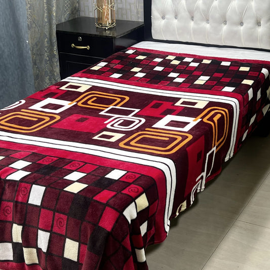 Single Bed AC Blanket Soft Fleece Comfort | Design 16