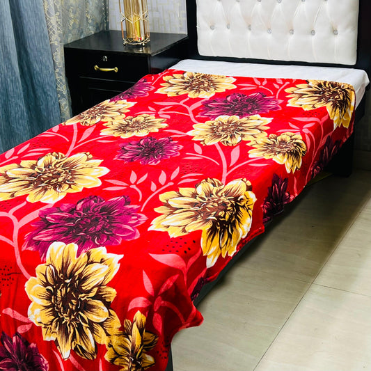 Single Bed AC Blanket Soft Fleece Comfort | Design 19