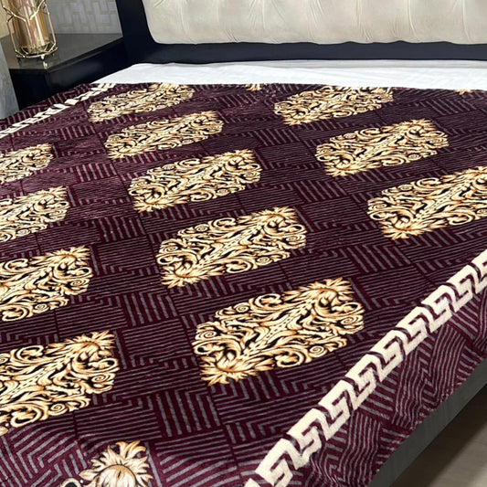 Double Bed AC Blanket Soft Fleece Comfort | Design 21