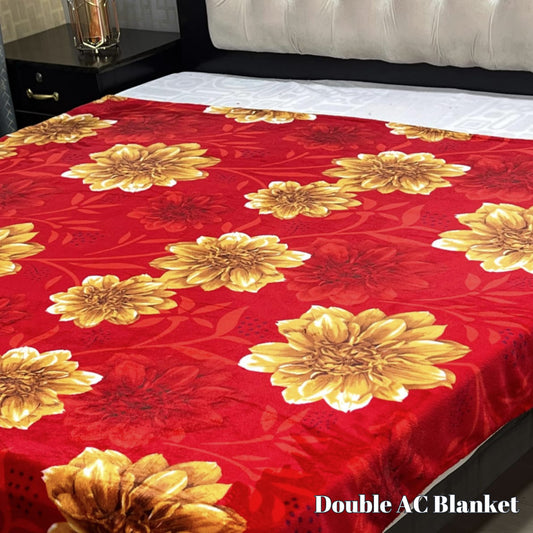 Double Bed AC Blanket Soft Fleece Comfort | Design 22
