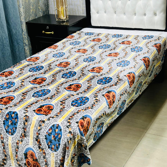 Single Bed AC Blanket Soft Fleece Comfort | Design 2