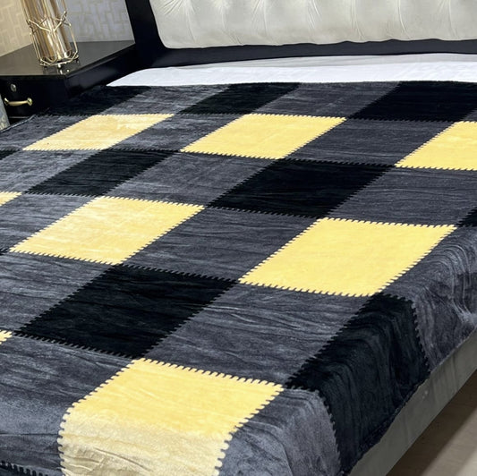 Double Bed AC Blanket Soft Fleece Comfort | Design 2