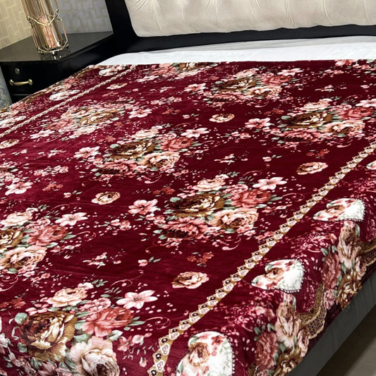 Double Bed AC Blanket Soft Fleece Comfort | Design 3