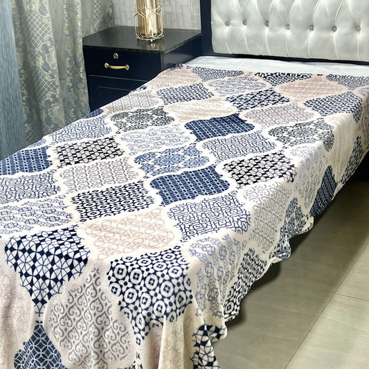Single Bed AC Blanket Soft Fleece Comfort | Design 3