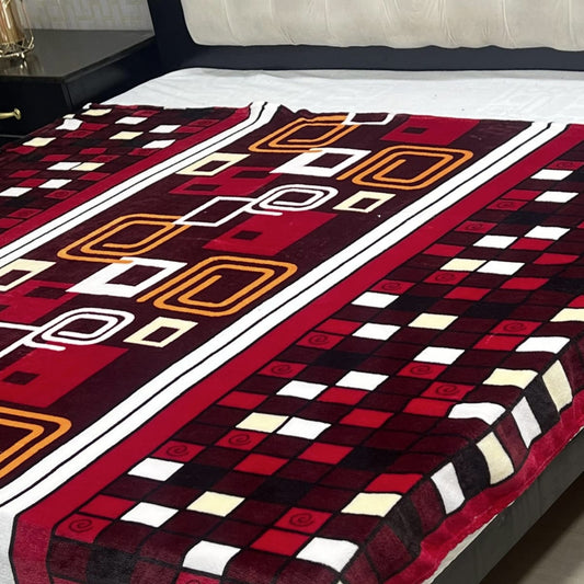 Double Bed AC Blanket Soft Fleece Comfort | Design 4