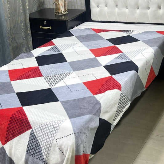 Single Bed AC Blanket Soft Fleece Comfort | Design 5